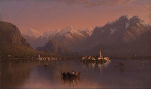 Lago Maggiore, Italien, 1858